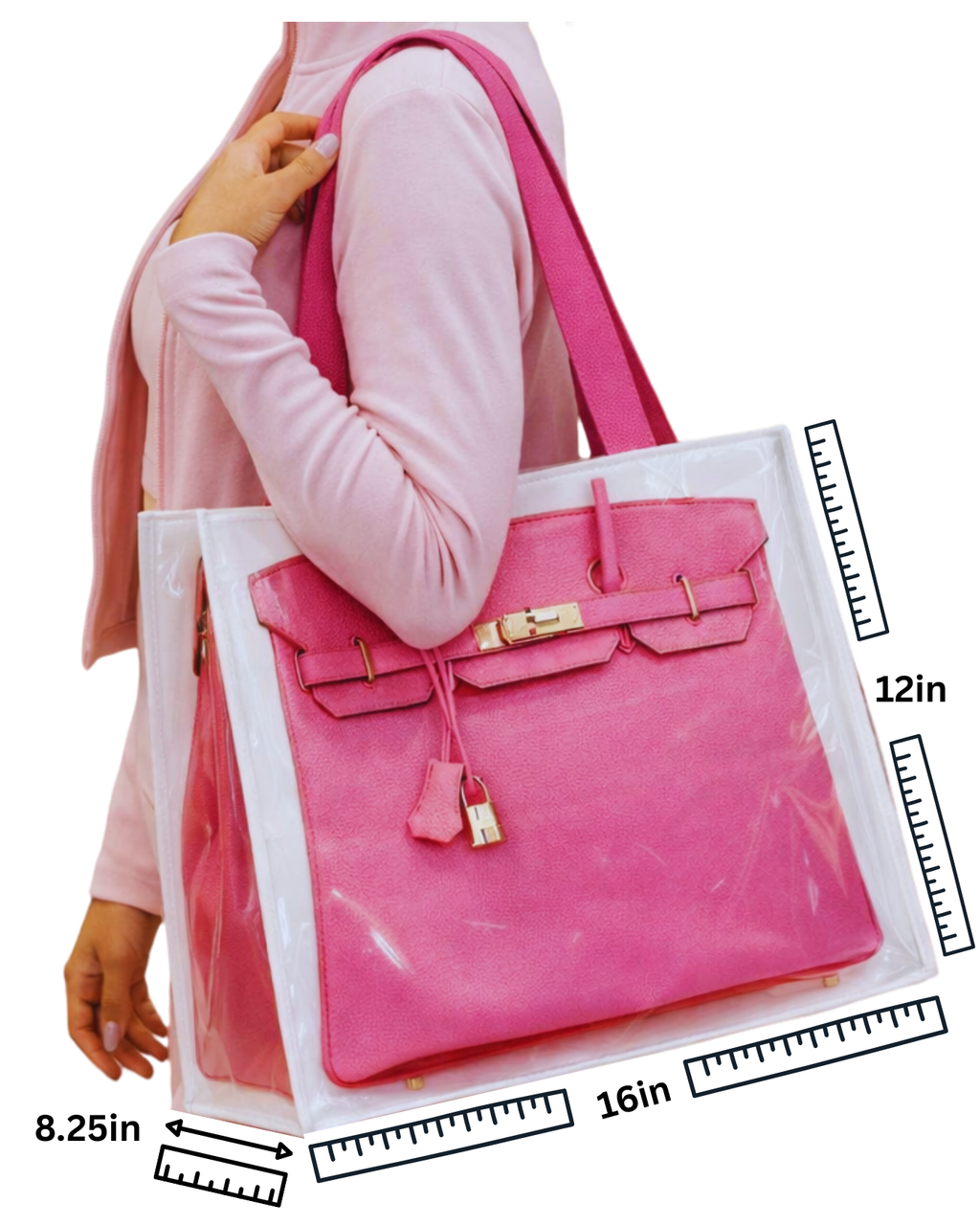 PANKY PINK  Grocery Tote Bag