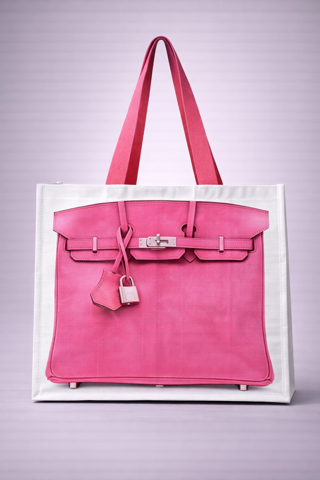 PANKY PINK  Grocery Tote Bag