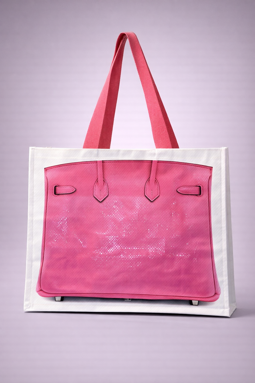 PANKY PINK  Grocery Tote Bag