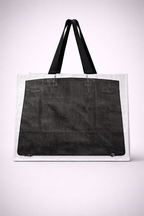CHARCOAL  Grocery Tote Bag