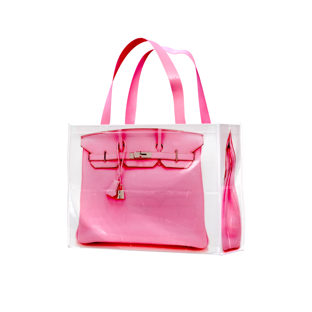PANKY PINK  Grocery Tote Bag