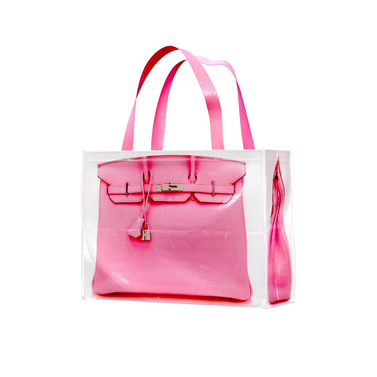 PANKY PINK  Grocery Tote Bag