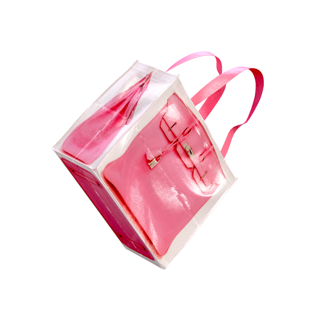 PANKY PINK  Grocery Tote Bag